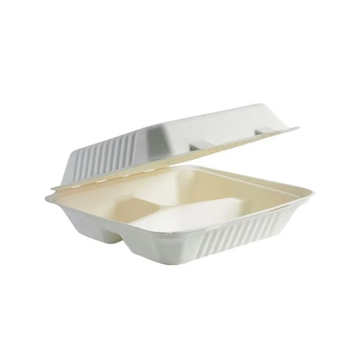 9-Inch 3-Part Disposable Food Storage Boxes